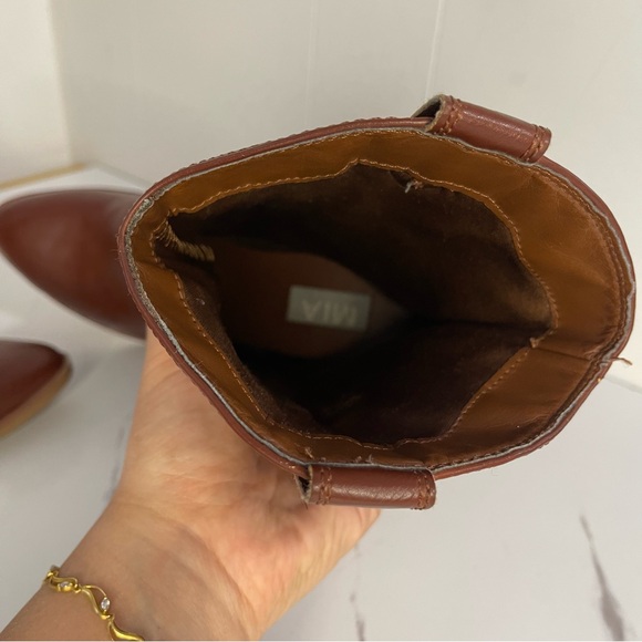 MIA Shanan Quilted Faux Leather Western Heeled Boots Size 8.5M - Picture 11 of 11